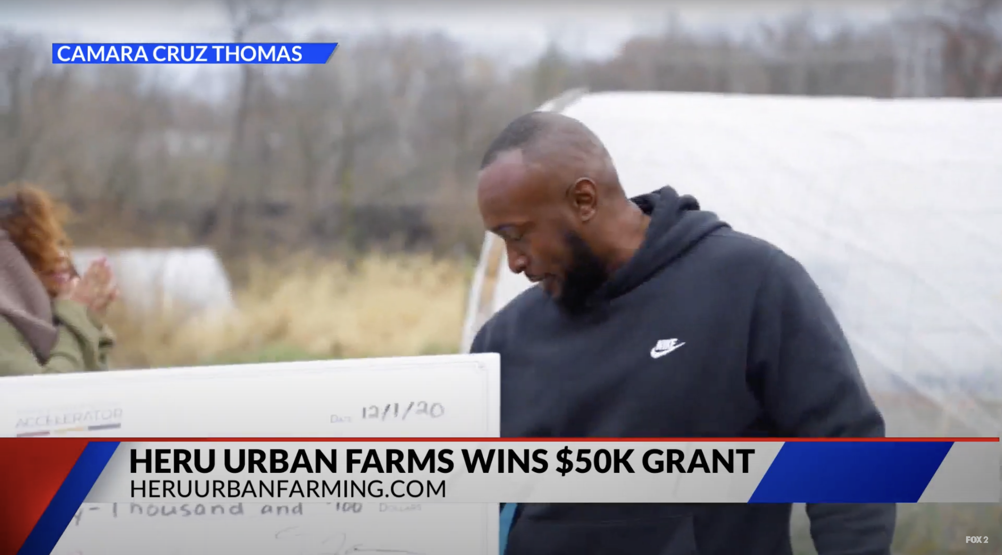 Heru Urban Farming receives $50,000 from UMSL￼